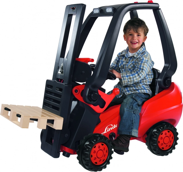 Kinder Gabelstapler Linde Forklift mit Pedalen