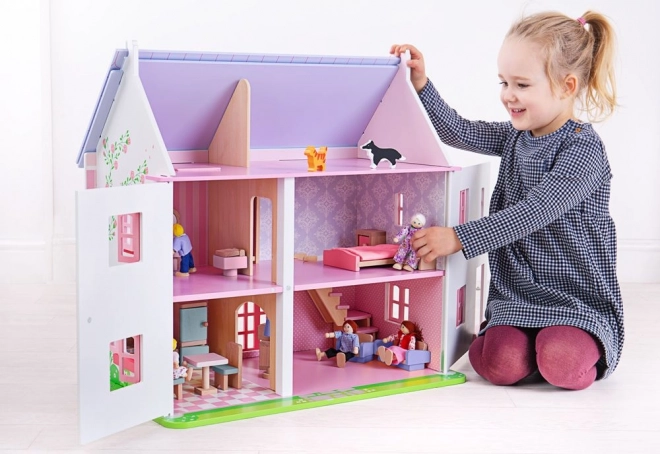 Rosa Puppenhaus von Bigjigs Toys