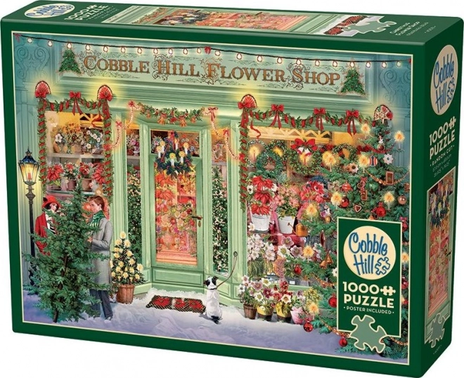 Weihnachtliche Gärtnerei 1000-teiliges Puzzle von COBBLE HILL