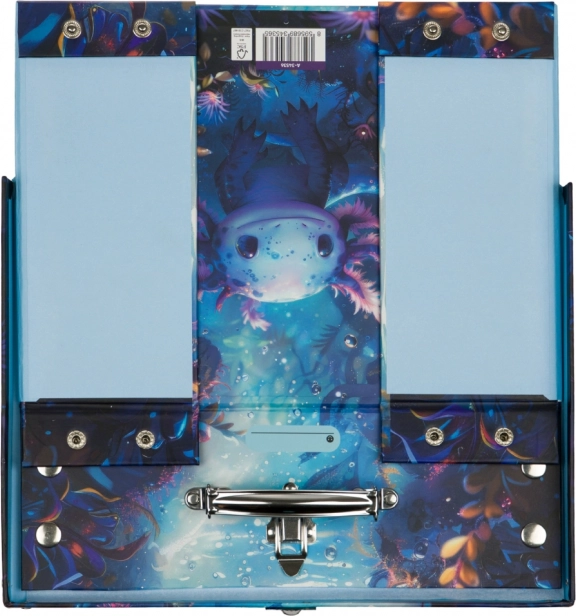 Faltbarer Schulrucksack Axolotl Baagl