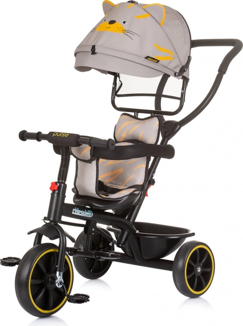 Dreirad mit Verdeck für Kinder 2in1 Pulse Čipolino