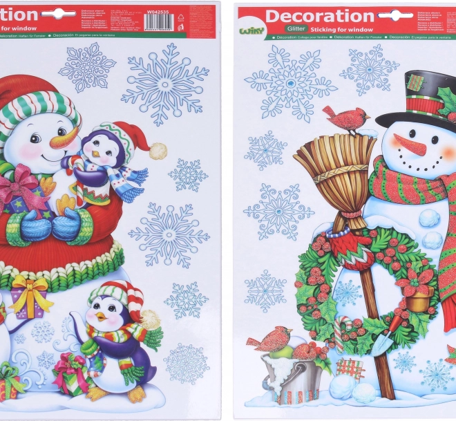 Fensterdekoration Weihnachten 41 × 29 cm