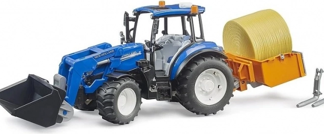 Bruder Traktor New Holland T5.120 mit Frontlader und Ladefläche