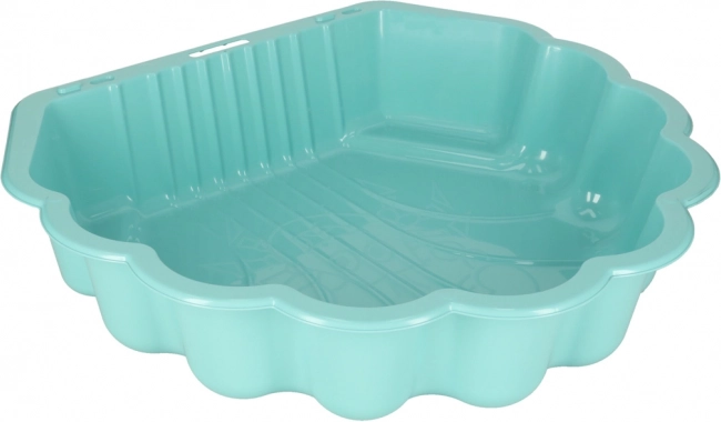 Muschel-Sandkasten 2in1 - Pool und Sandkasten mit Schließfunktion