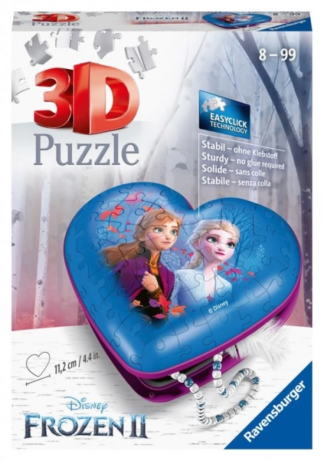 Ravensburger 3D Puzzle Eiskönigin Herzschmuckkästchen