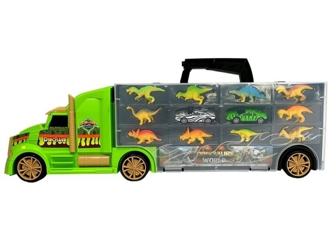 Dinosaurier-Truck Spielset Grün
