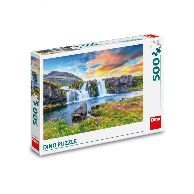 Insel Wasserfall Puzzle 500 Teile