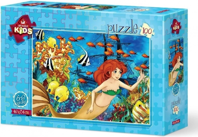 Art puzzle untergegangenes schiff 100 teile