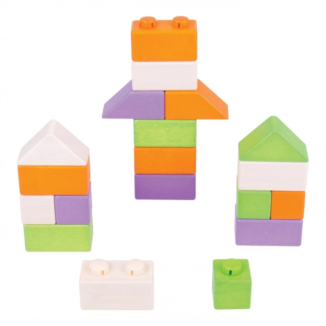 Bigjigs Baby Holzbaustein-Set