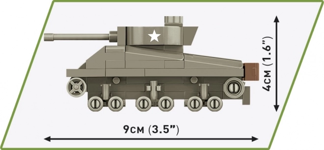 Historische Sammlung M4A3 Sherman Konstruktionsspielzeug