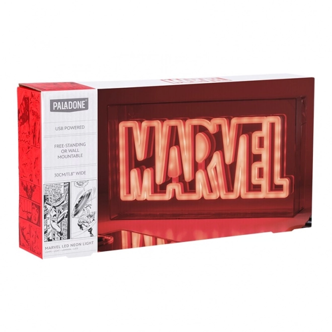 Neonlicht Marvel