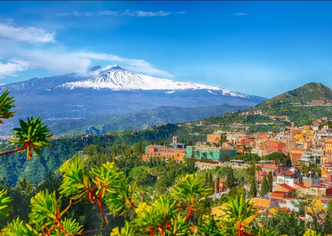 Enjoy Puzzle Ätna und Taormina, Sizilien – 1000 Teile