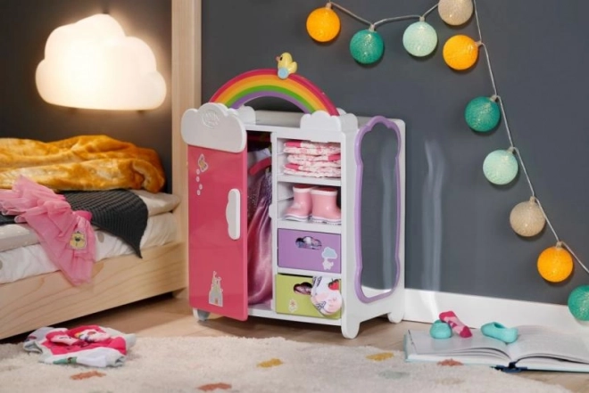 Baby Born Regenbogen Schrank