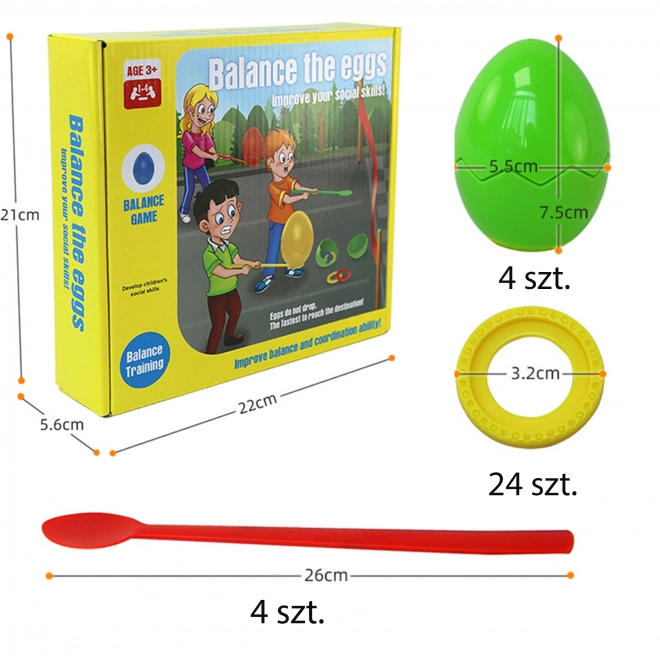 Geschicklichkeitsspiel Balancierende Eier