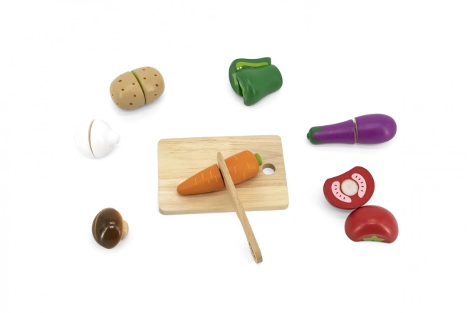 Holzschneideset - Gemüse für Kinder