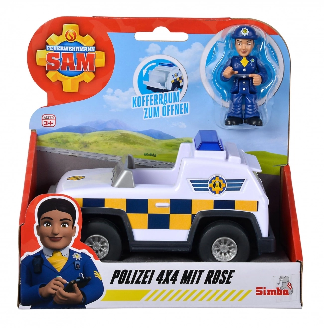 Feuerwehrmann Sam - Polizeijeep 4x4 Mini