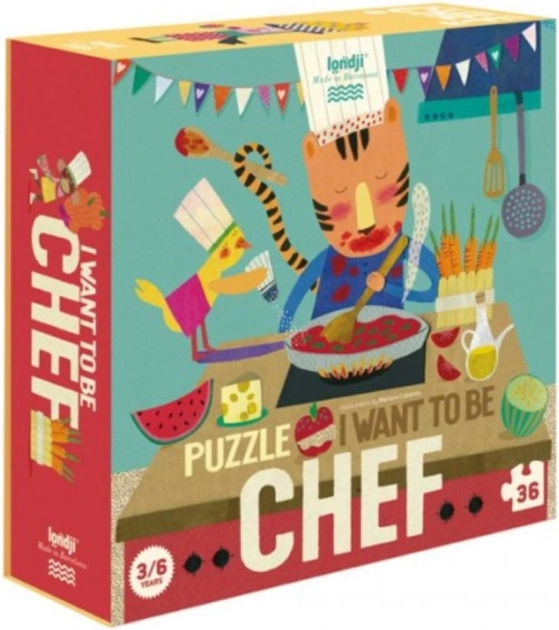 Londji Puzzle Ich will Chefkoch sein 36 Teile