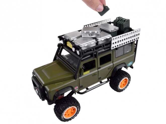 Metall-Geländewagen mit Sound und LED-Lichtern