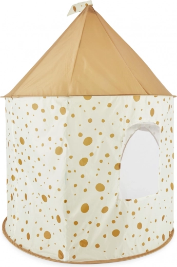 Gepunktetes Design mit transparenten Fenstern