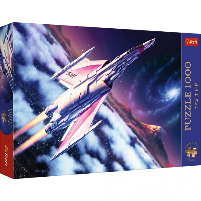 Premium Plus Puzzle 1000 Teile - Teestunde: Raumfahrt