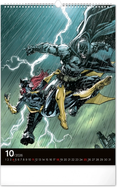 Wandkalender Batman Dark 2026