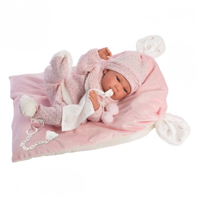 Llorens New Born Babypuppe - Realistische Vinylpuppe 40 cm