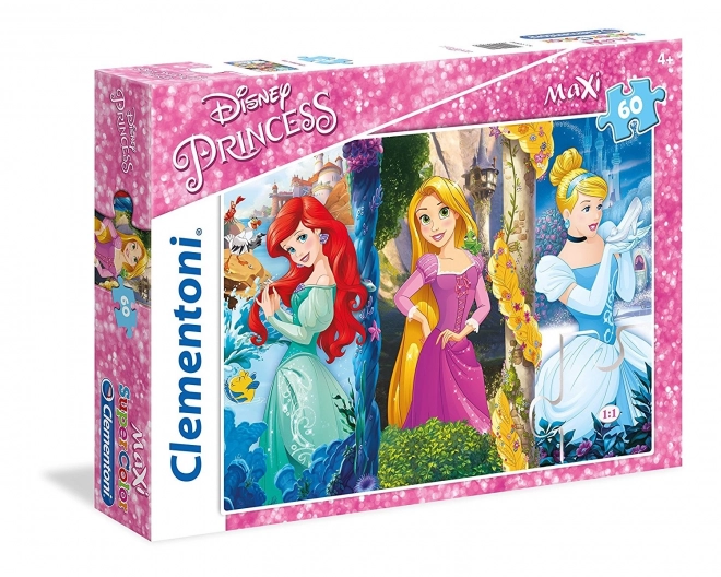 Maxi-Puzzle Disney Prinzessinnen: Arielle, Rapunzel und Cinderella