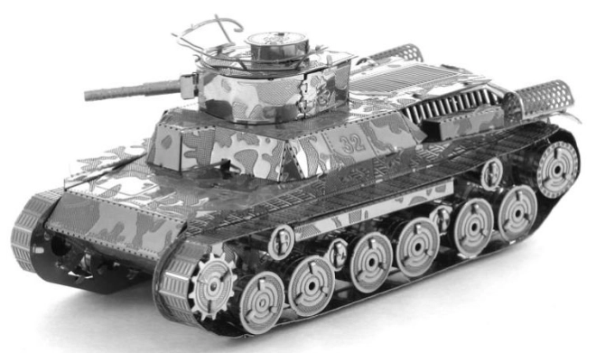 Realistisches Modell des Panzers