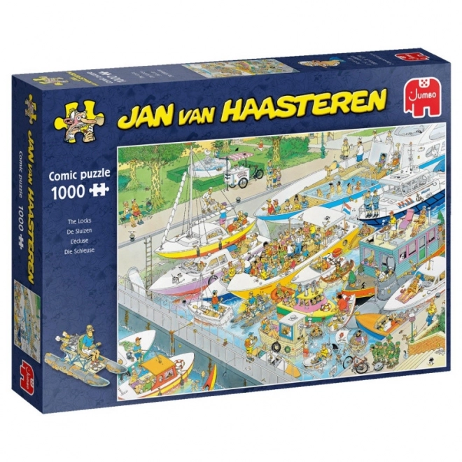 JUMBO Puzzle Jan van Haasteren Seekreuzfahrt 1000 Teile