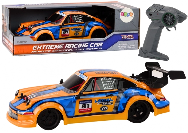 Ferngesteuertes Auto RC Drift 1:16 Gummiräder Orange