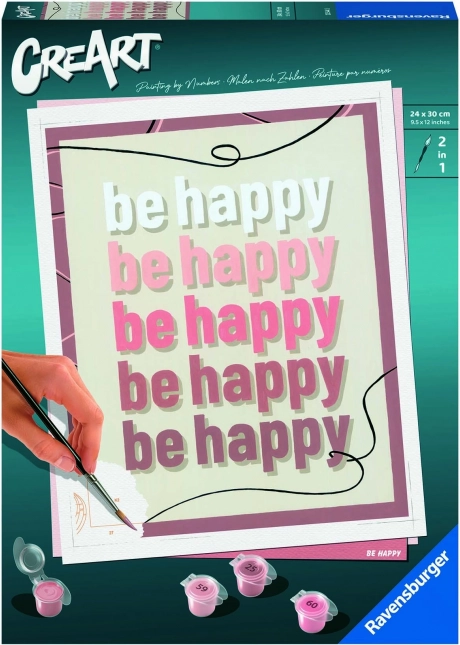 CreArt Be Happy Malkasten für Teenager