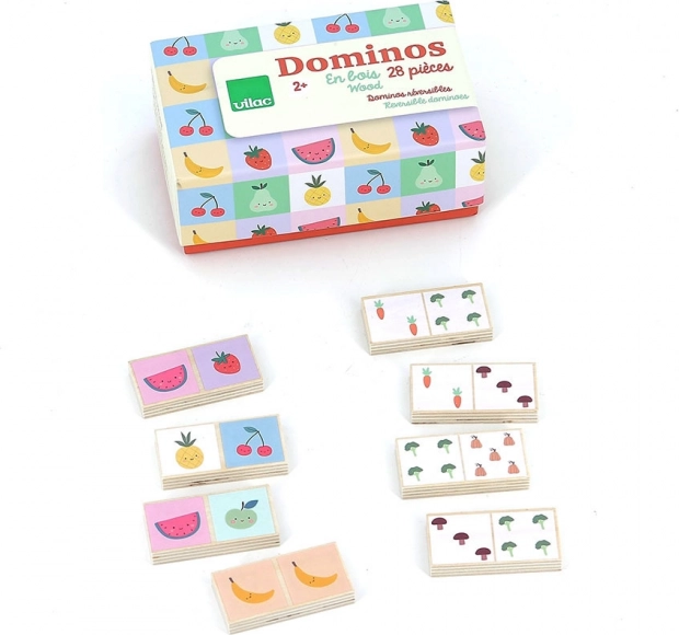 Holzdomino Obst und Gemüse Sarah Betz