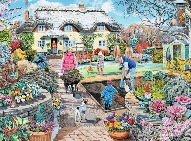 Ravensburger Puzzle Großvaters Garten 500 Teile