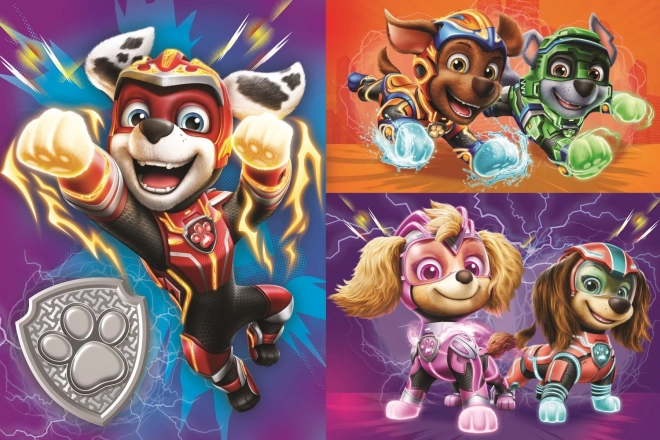 Oboustranniges Puzzle Paw Patrol: Großartiges Team Sehr Groß - 15 Teile