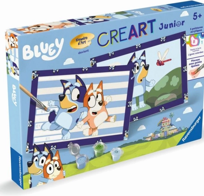 CreArt Bluey: Hundespäße - Kreatives Malkit