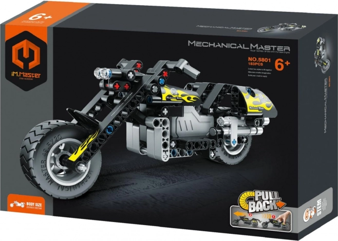 iM.Master Konstruktionsset Motorrad mit Rückziehmotor, 183 Teile