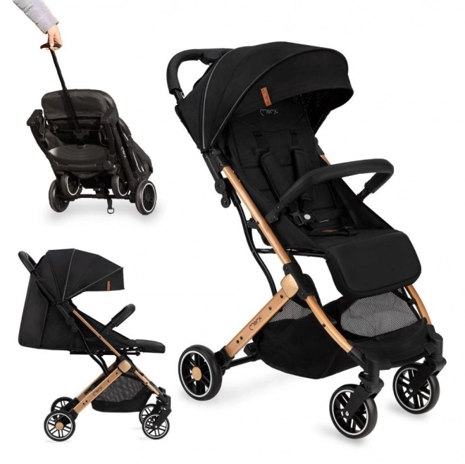 MoMi Kinderwagen Estelle Schwarz