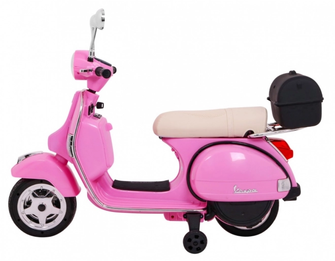 Elektrischer Kinderroller Vespa Rosa