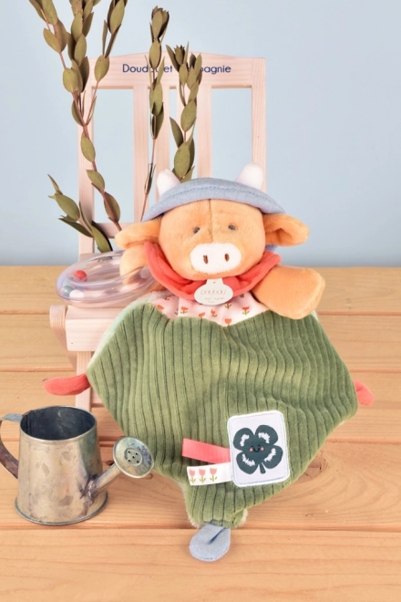 Kuh Aneth mit Rassel 21 cm - Geschenkset Doudou