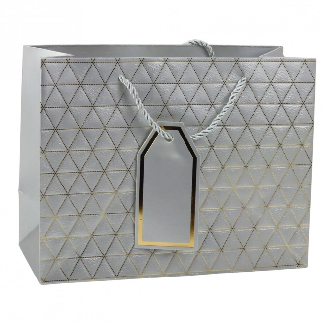 Geschenktasche mit goldenen Linien
