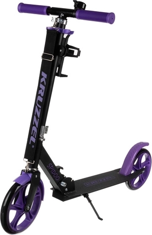 Faltbarer City-Roller für Kinder mit großen Rädern (200 mm) – lila
