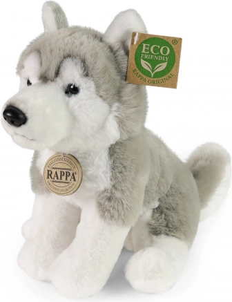 Plüschhund Husky sitzt 23 cm