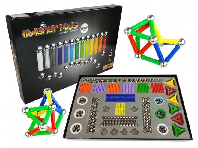 Magnastix Magnetisches Bausteinset mit Tafel