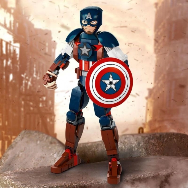 Sammelbare LEGO Figur: Captain America