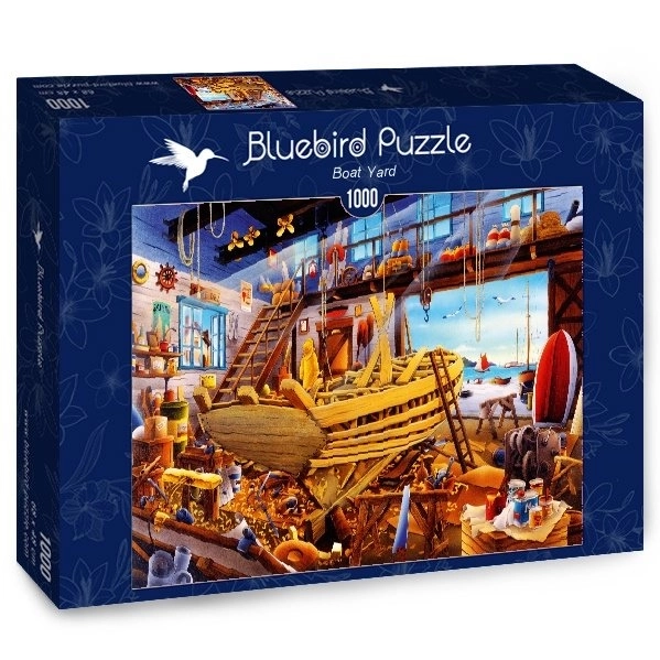 Puzzle Bootshaus 1000 Teile Bluebird