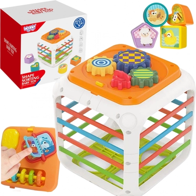 Bildungswürfel Woopie Sorter 4in1 Formen 18m+