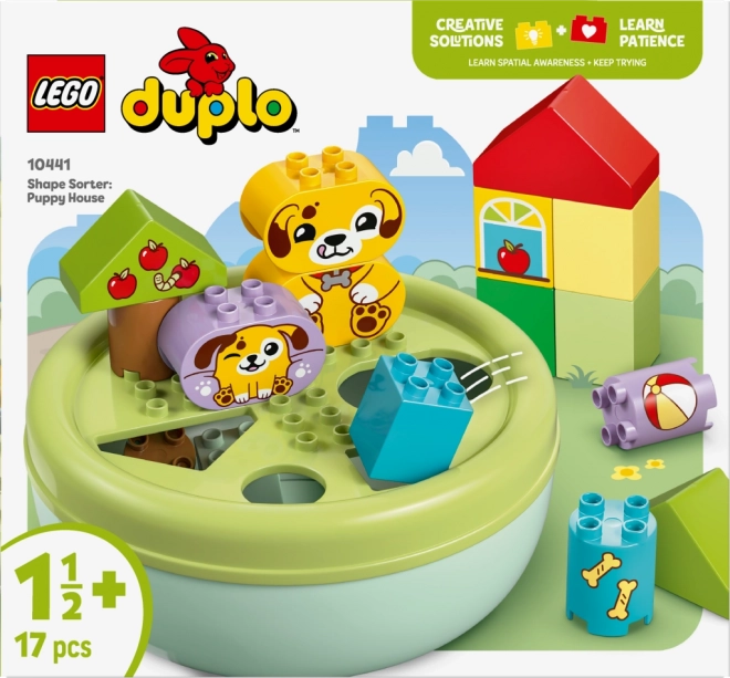 LEGO Duplo Formen sortieren ein Zuhause für Welpen