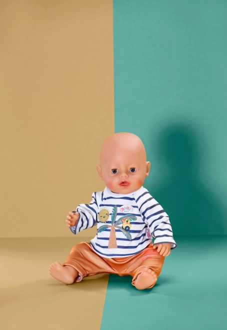 BABY born Kleidung für Puppen 43 cm mit Palmenmotiv