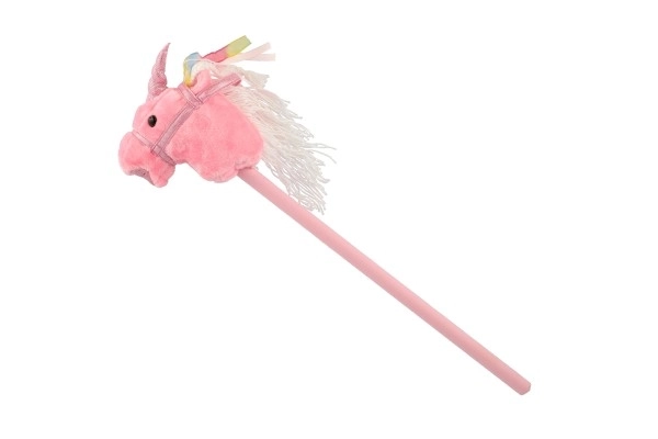 Plüsch Einhorn Steckenpferd 80 cm mit Sound