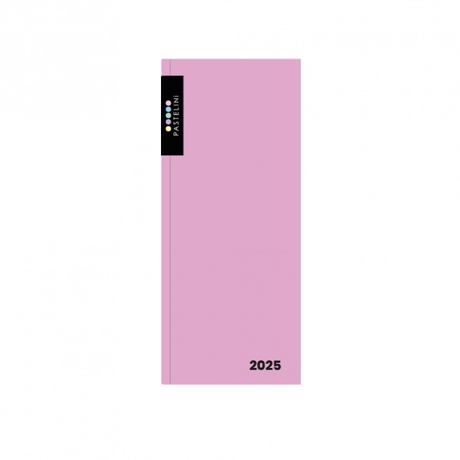 Pastellfarbener Wochenkalender 2025 Rosa